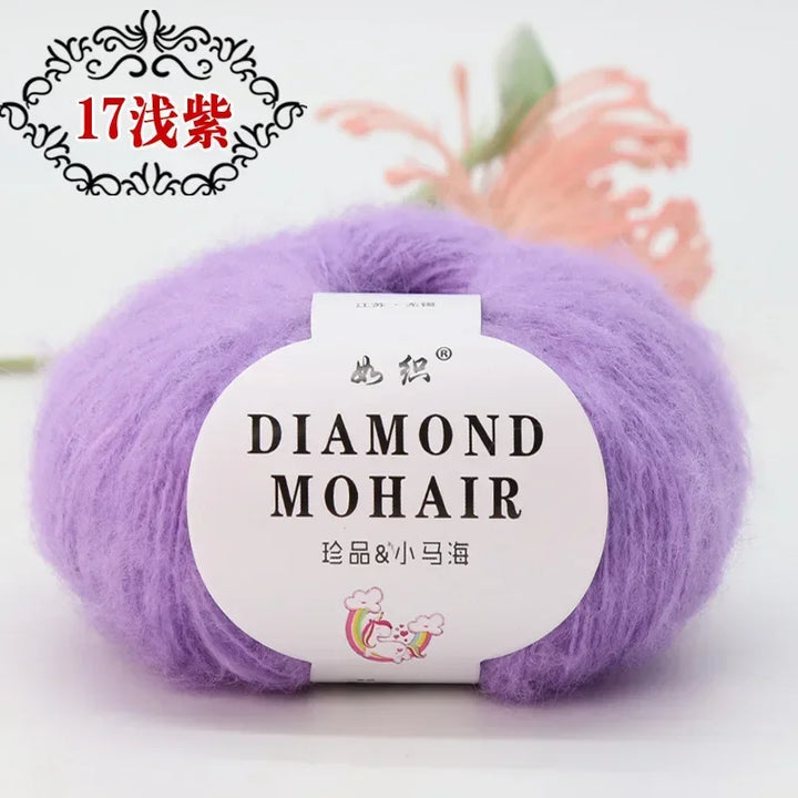 25g Mohair Wool Blended Yarn