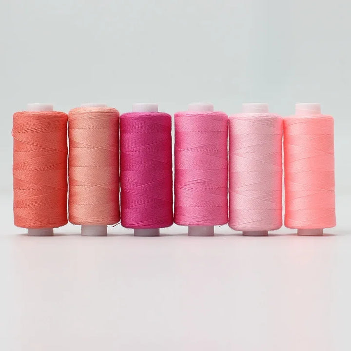 6 Rolls / Polyester Sewing Thread Set