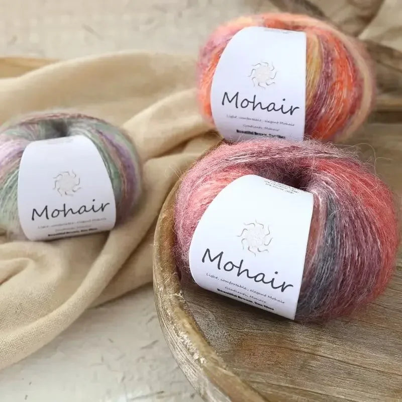 5PC / Gradient Mohair Yarn