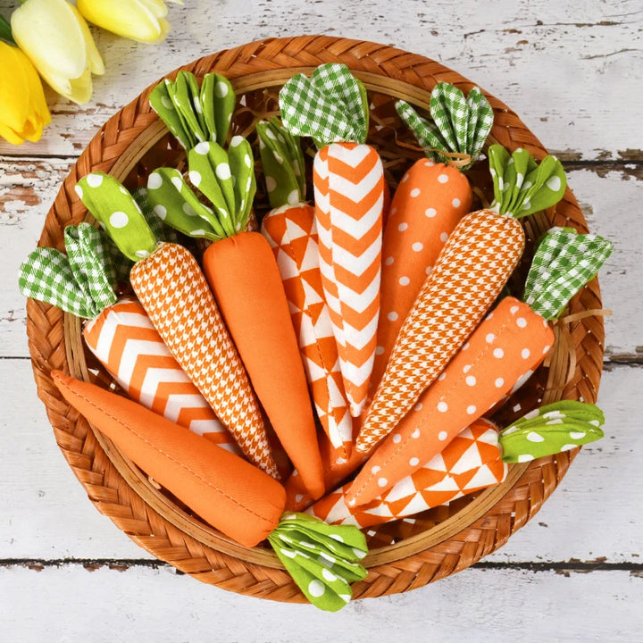 Fabric Easter Carrot Ornaments