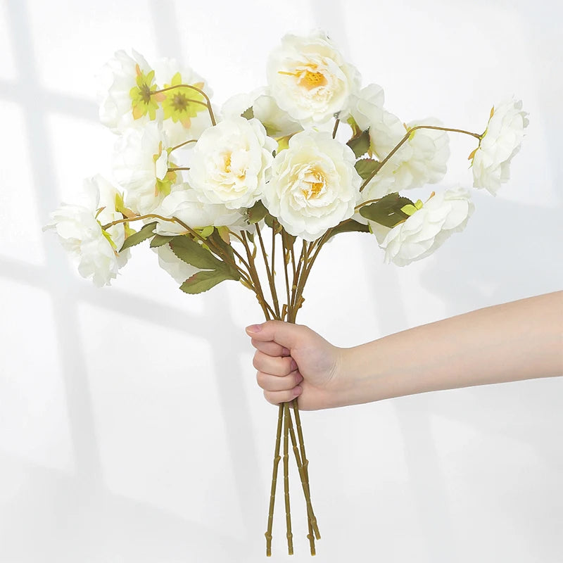 21" Artificial Peony Bouquet Bundle