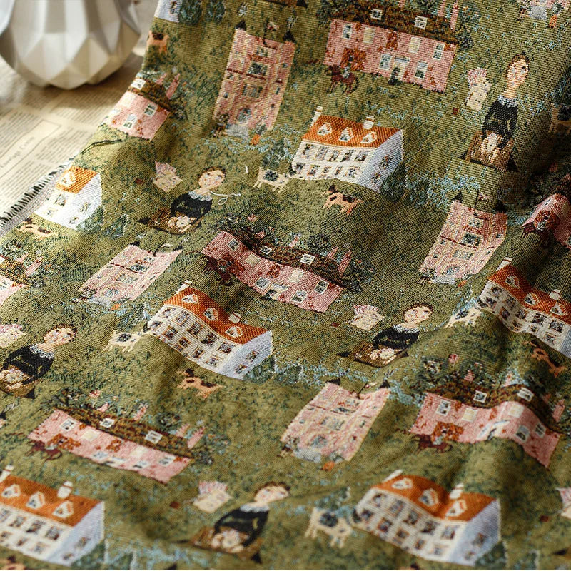 Adari Pastoral Woven Chenille Jacquard Fabric
