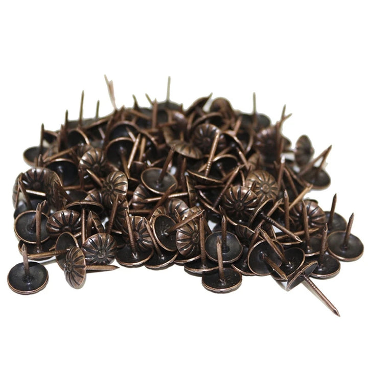 100pc Metal Antique Upholstery Nails