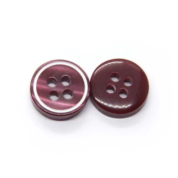 John 9/10/11mm Small Flat Color Shirt Button - 30 PC