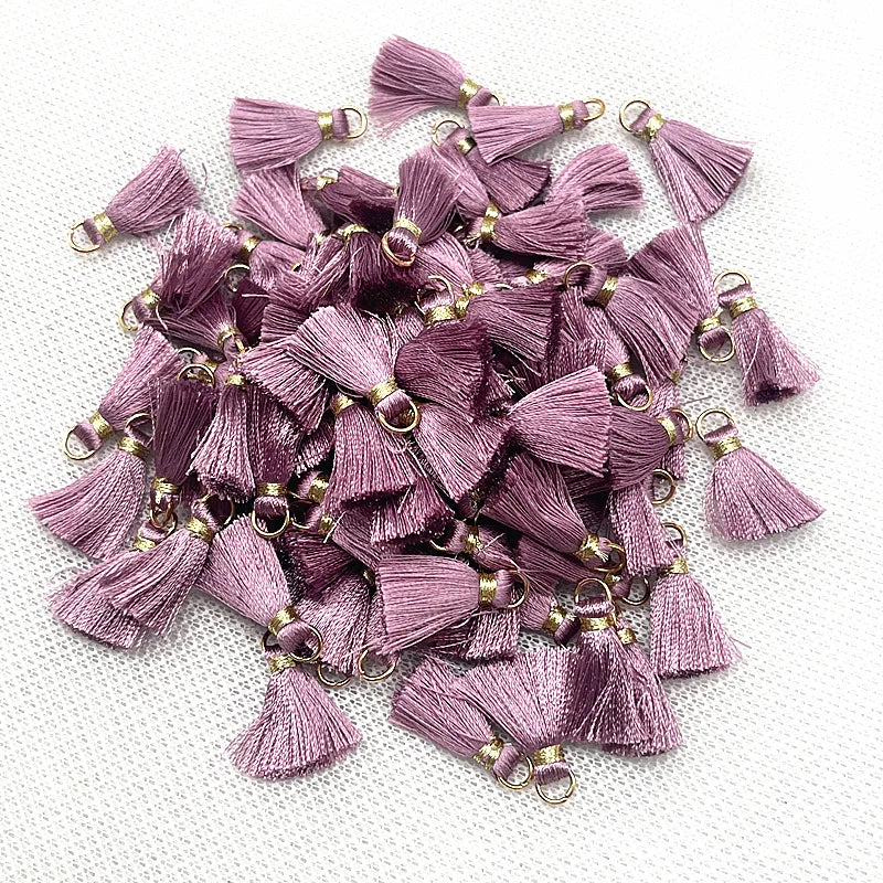 50 PC Mireau 20mm Mini Metal Hanging Ring Tassel