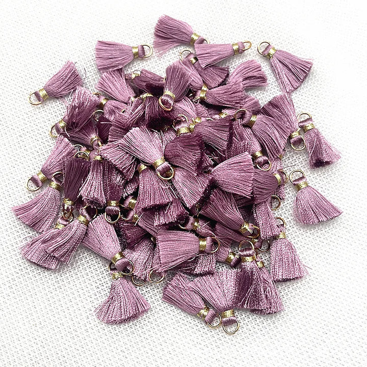 50 PC Mireau 20mm Mini Metal Hanging Ring Tassel