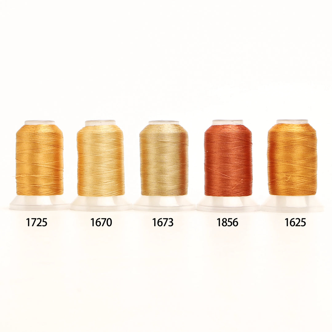 500 Meters / Polyester Embroidery Thread Set