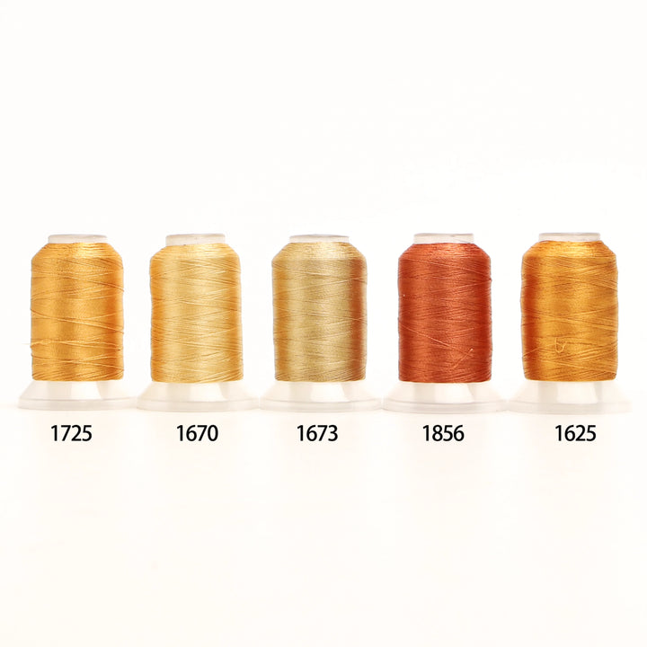 500 Meters / Polyester Embroidery Thread Set