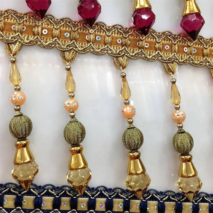 Fregrich Beaded Tassel Fringe Trim