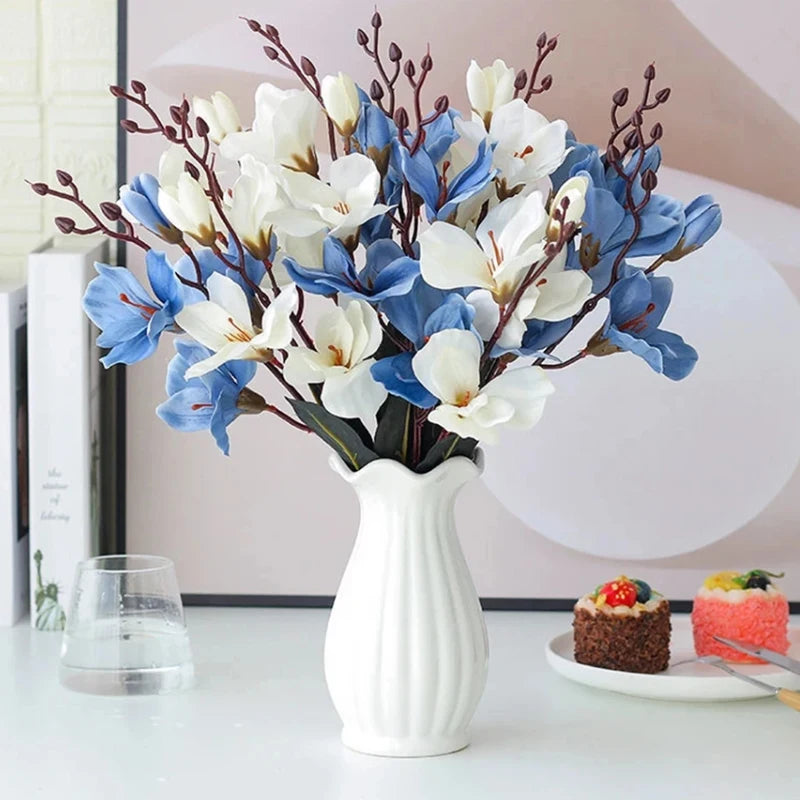 20 Heads Magnolia Artificial Flowers