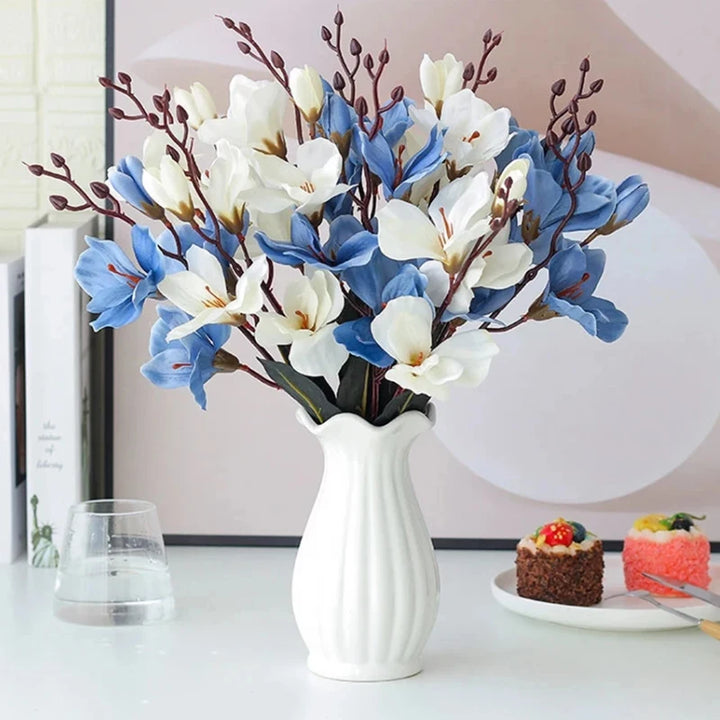 20 Heads Magnolia Artificial Flowers