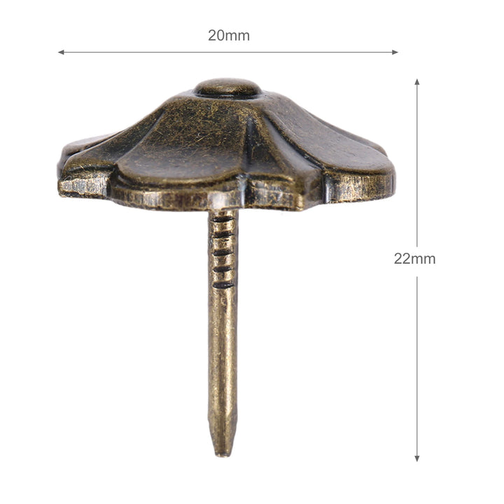 10pc 20*22mm Antique Umbrella Pattern Upholstery Furniture Nails