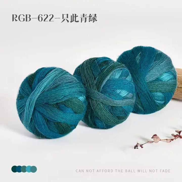 300g Pack Rainbow Wool Yarn