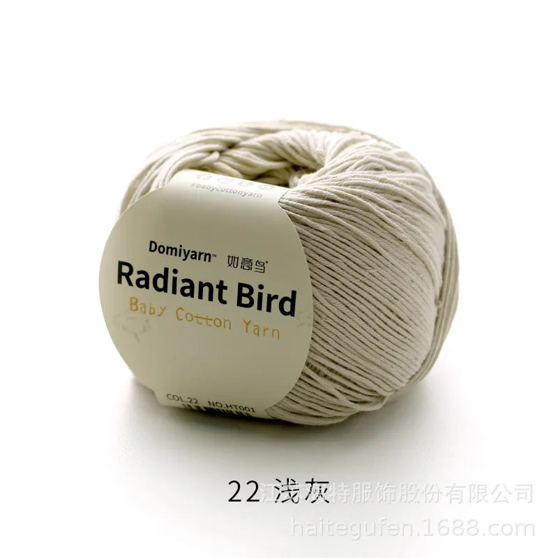 50g 100% Organic Pure Cotton Yarn