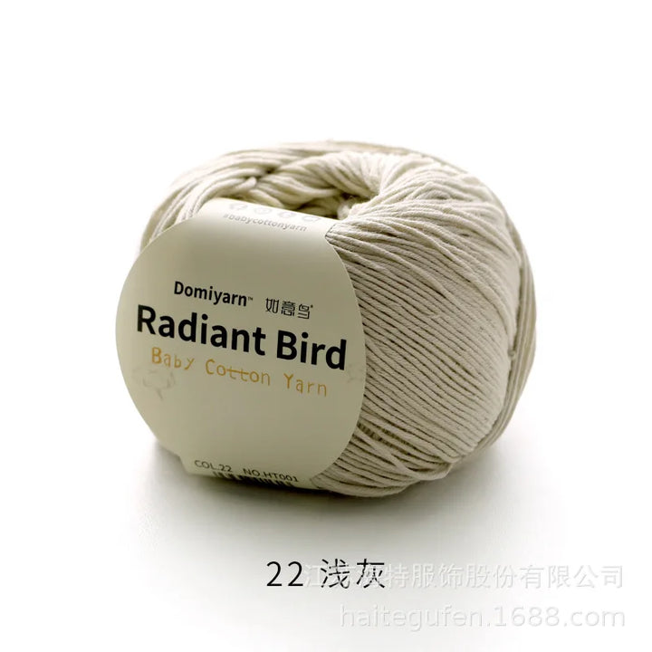 50g 100% Organic Pure Cotton Yarn