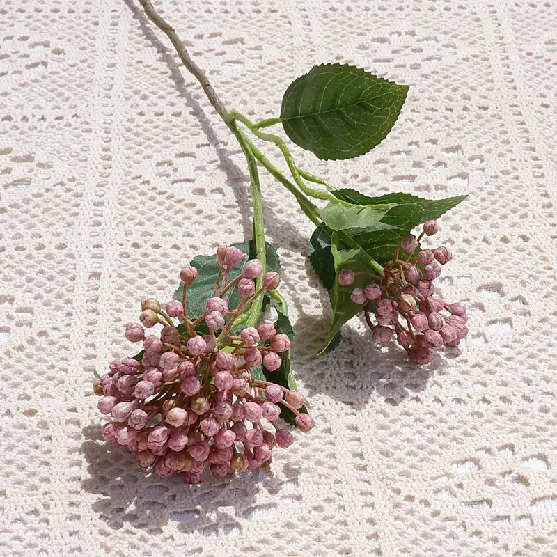 Ova 21 Inch Artificial Hydrangea Bud Bouquet