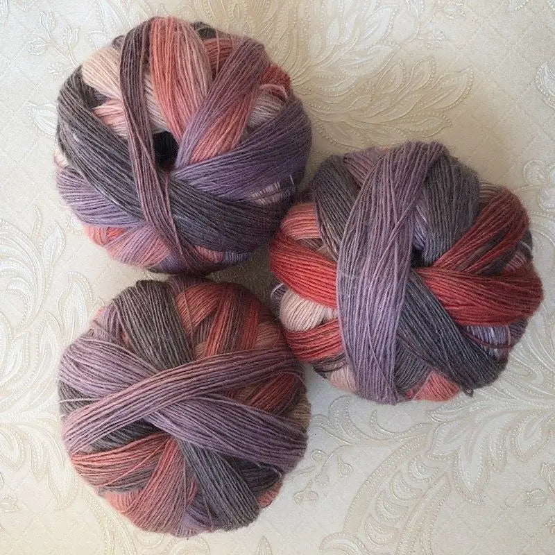 100g 600 Meter Long Dyed Gradient Magic Ball