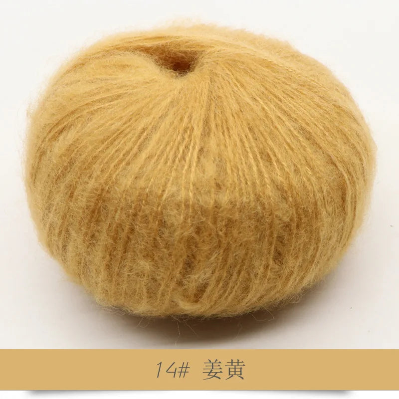 25g 1Pc Mohair Yarn for Hand Knitting