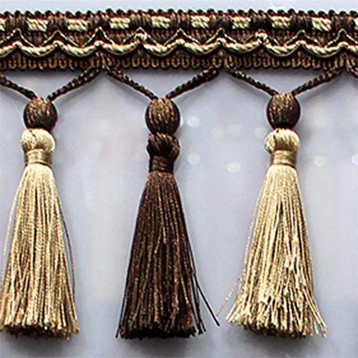 3 YARDS / Junsone Beaded Tassel Fringe Trim