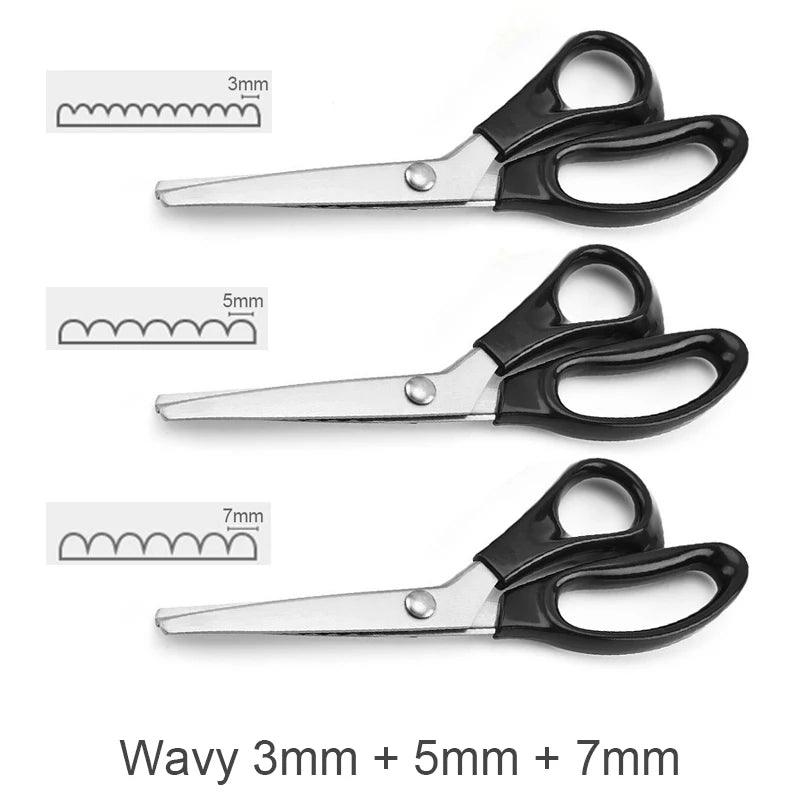 Zigzag and Wavy Sewing Scissors