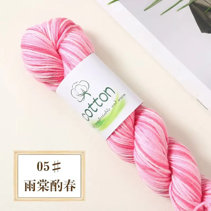 50g 100% Cotton Dyed Yarn