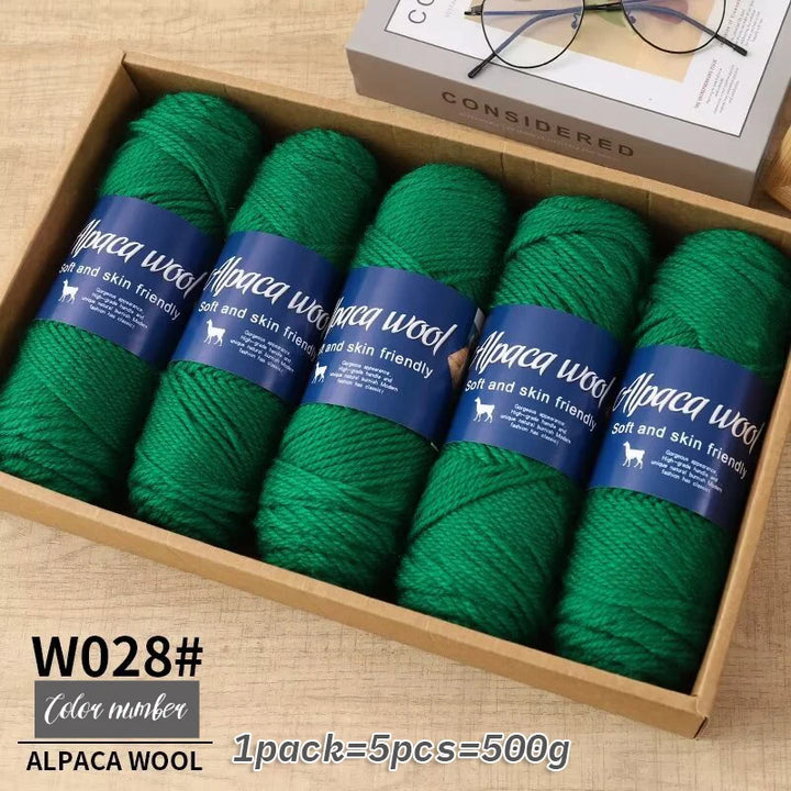 5 PC / Alpaca Wool Coarse Yarn