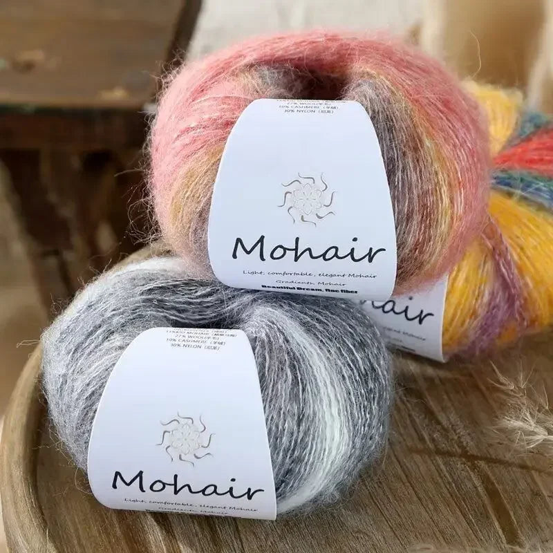 5PC / Gradient Mohair Yarn