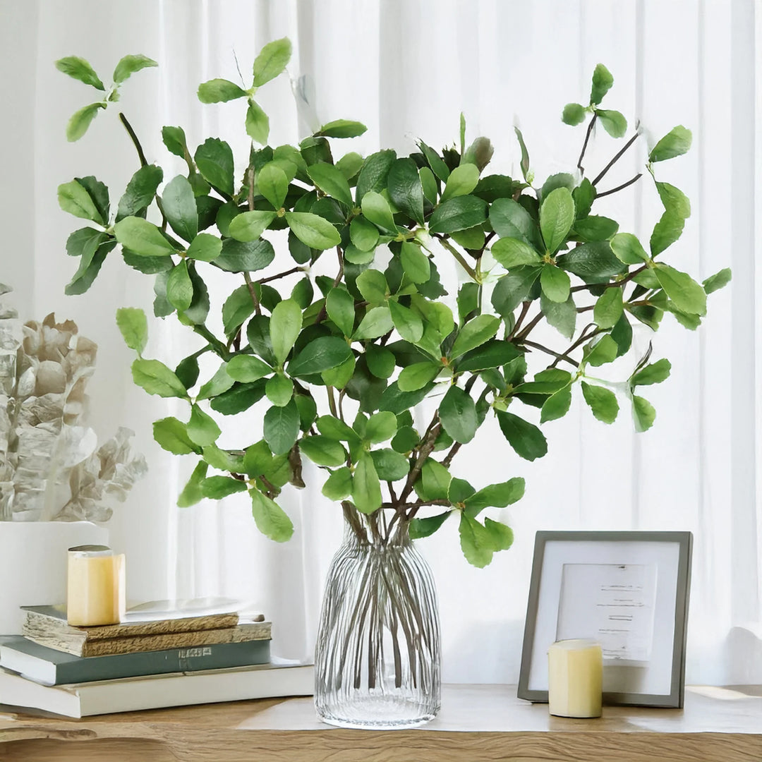 Clarisse 19 Inch Artificial Green Leaf Plant