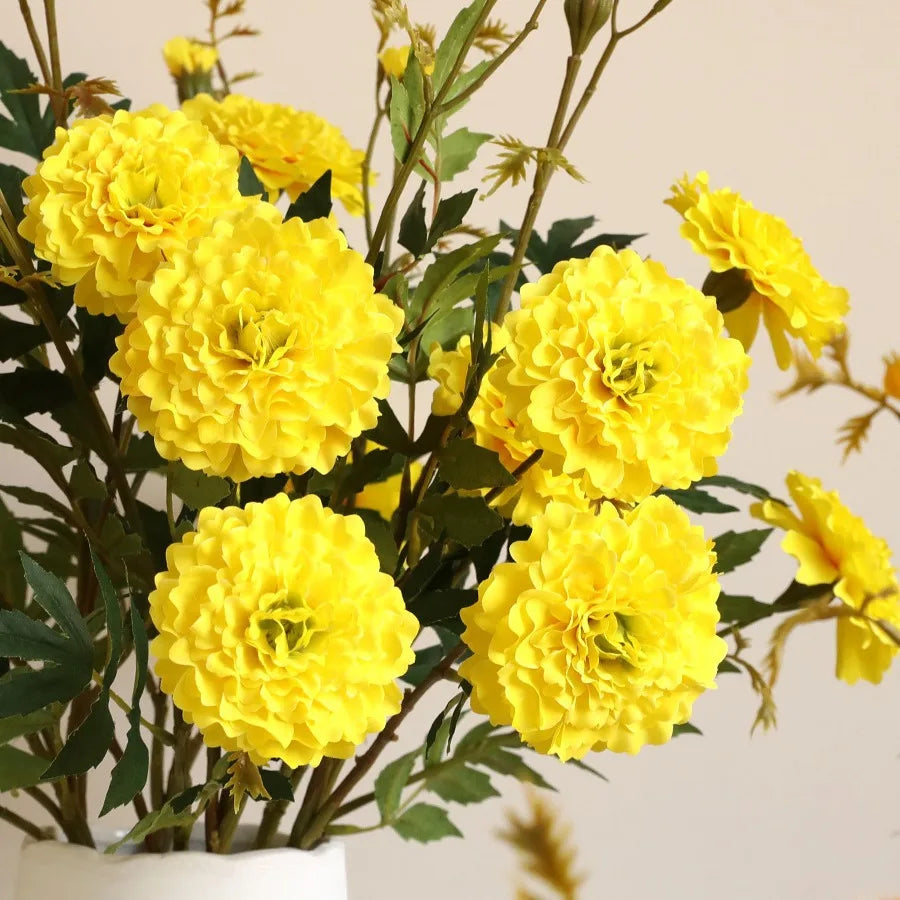 28" Faux Chrysanthemum Flower