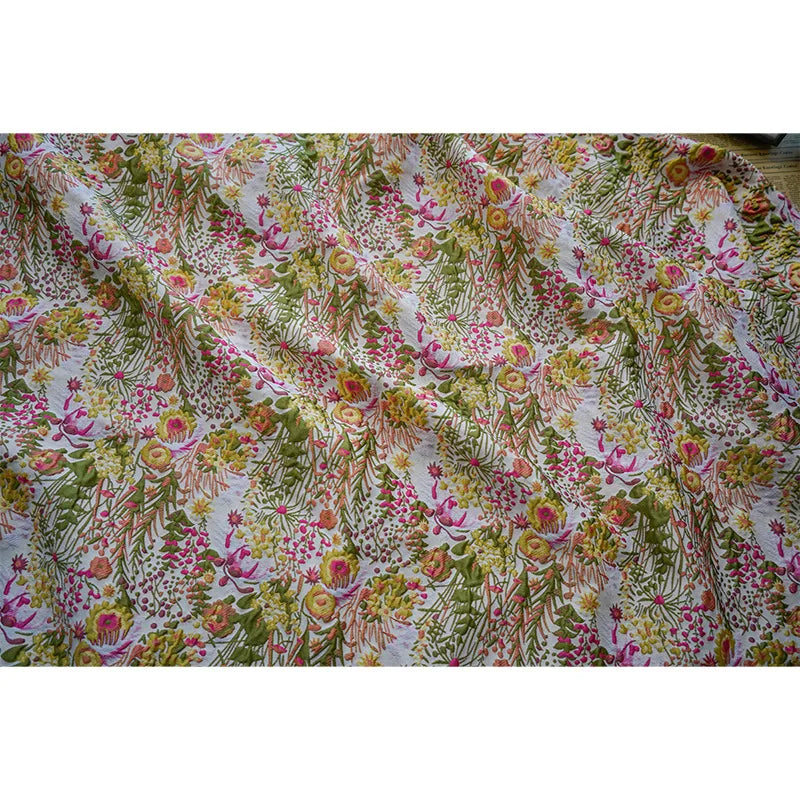 Bauder Floral Embossed Jacquard Fabric