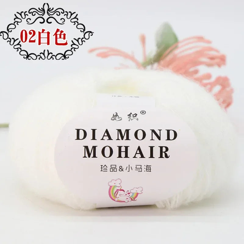 25g Mohair Wool Blended Yarn