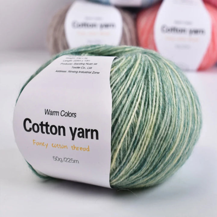 50g Soft Cotton Blended Crochet Yarn