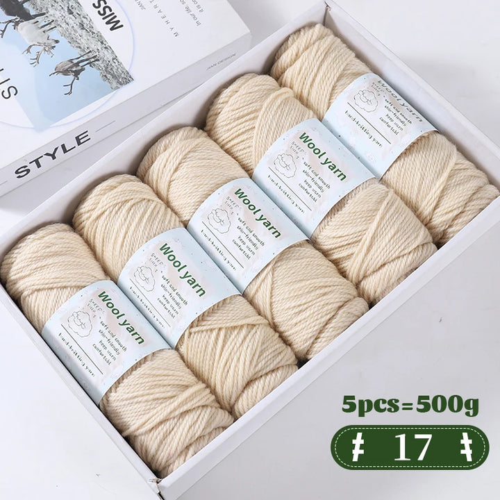 500g Gradient Color Rainbow Yarn