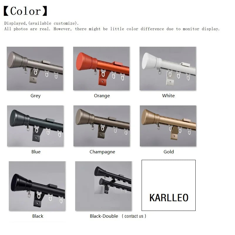 Velos Glide Curtain Drapery Rod Set