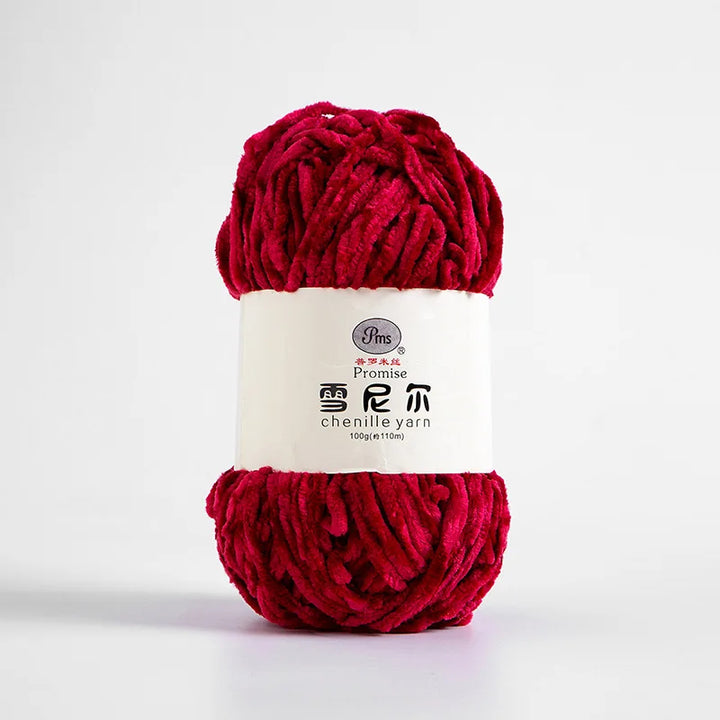 100g 6mm Chenille Yarn