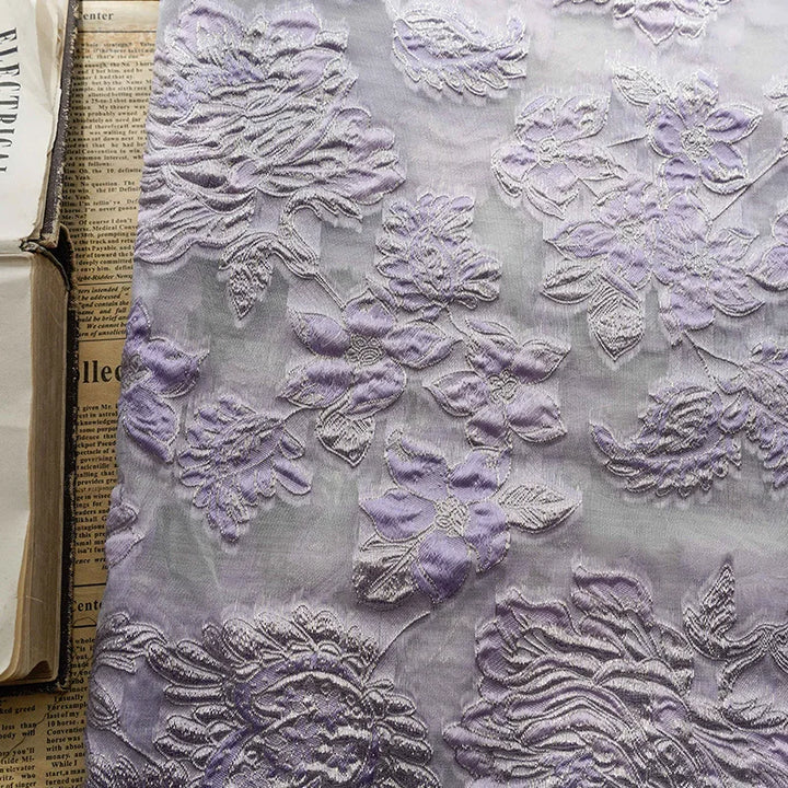 Asura Semi Sheer Woven Jacquard Fabric