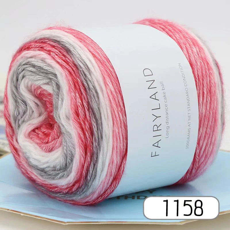 100g Gradient Rainbow Yarn
