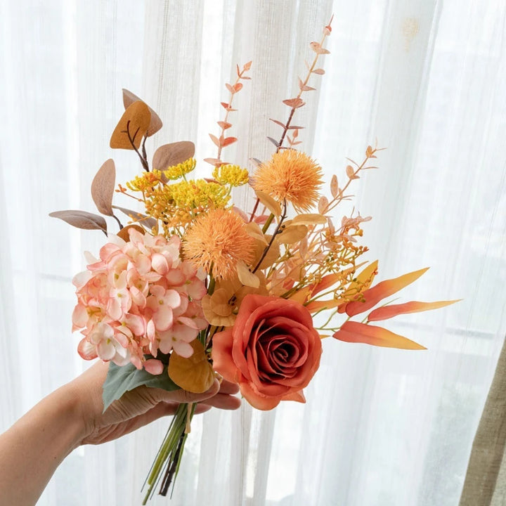 Cherish 49CM Artificial Autumn Eucalyptus Flower Bouquet