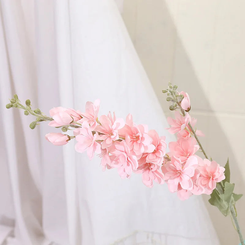 6 PC / Blue Delphinium Fake Flower