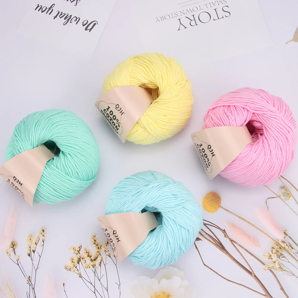 6 PC / 100% Cotton Summer Soft Yarn