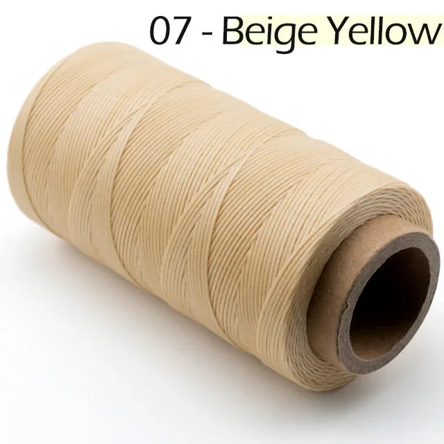 22 Colors / Flat Polyester Waxed Thread for Leather