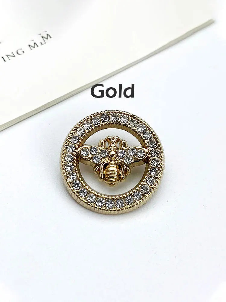 10 PC / Maya Rhinestone Buttons