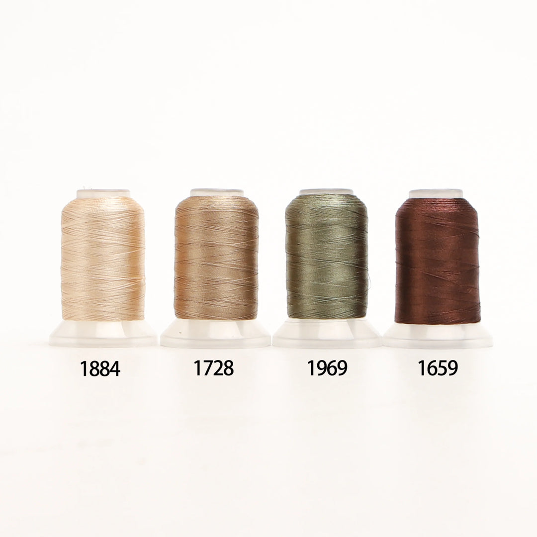 500 Meters / Polyester Embroidery Thread Set