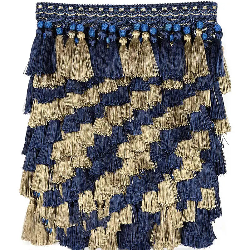 3 YARDS / Junsone Beaded Tassel Fringe Trim