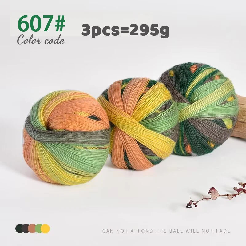 295g Colorful Wool Yarn