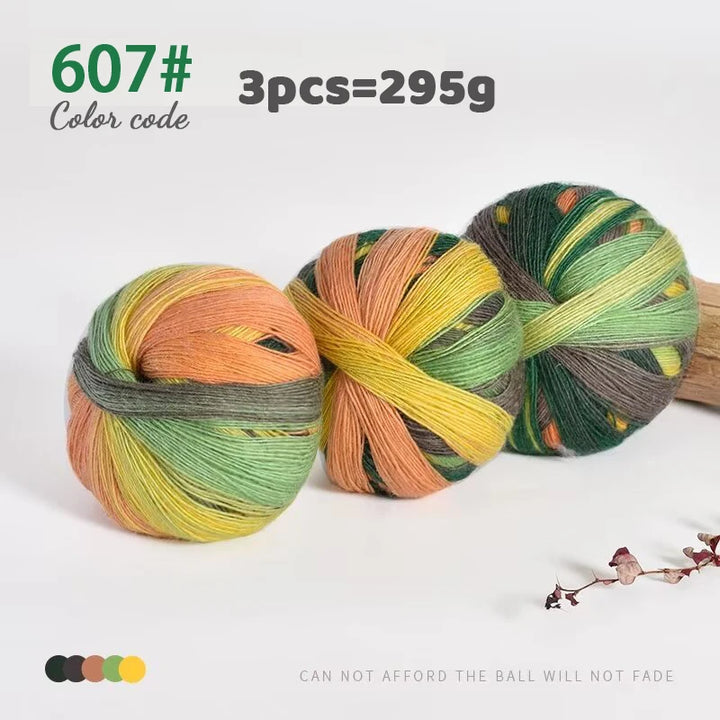 295g Colorful Wool Yarn