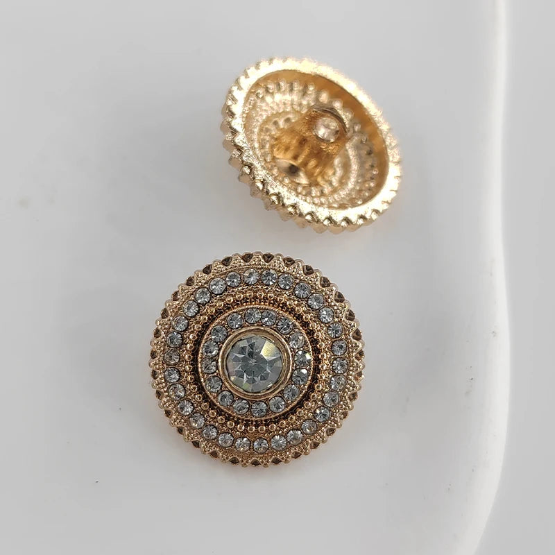 6 PC / Baso Rhinestones Buttons