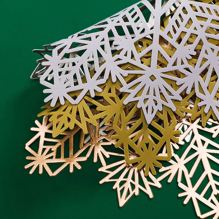 Coaster Set of 4 Christmas Snowflake Placemats