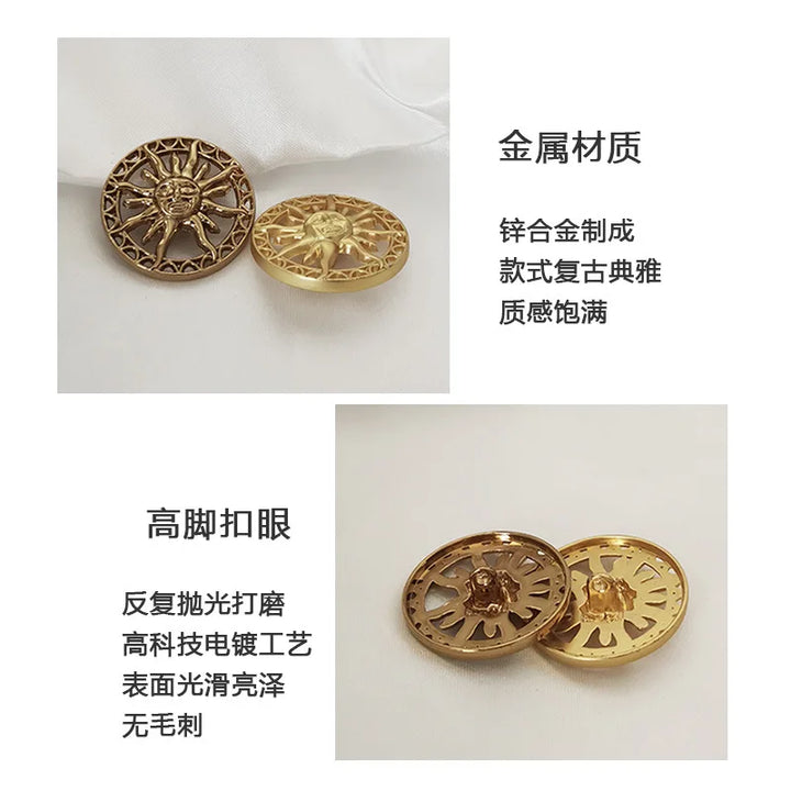6 PC / Lemis Metal Buttons
