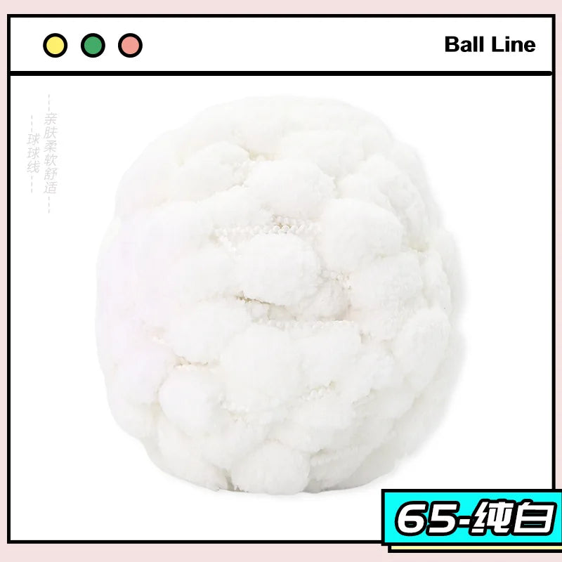 100g Colorful Thick Ball Yarn